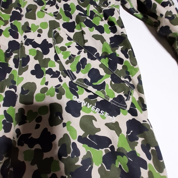 Converse Oasis Liam Summer Parka Jacket. Pretty Green. - Picture 3 of 8